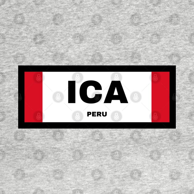 Ica City in Peruvian Flag by aybe7elf